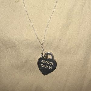 coordinates necklace tiffany's